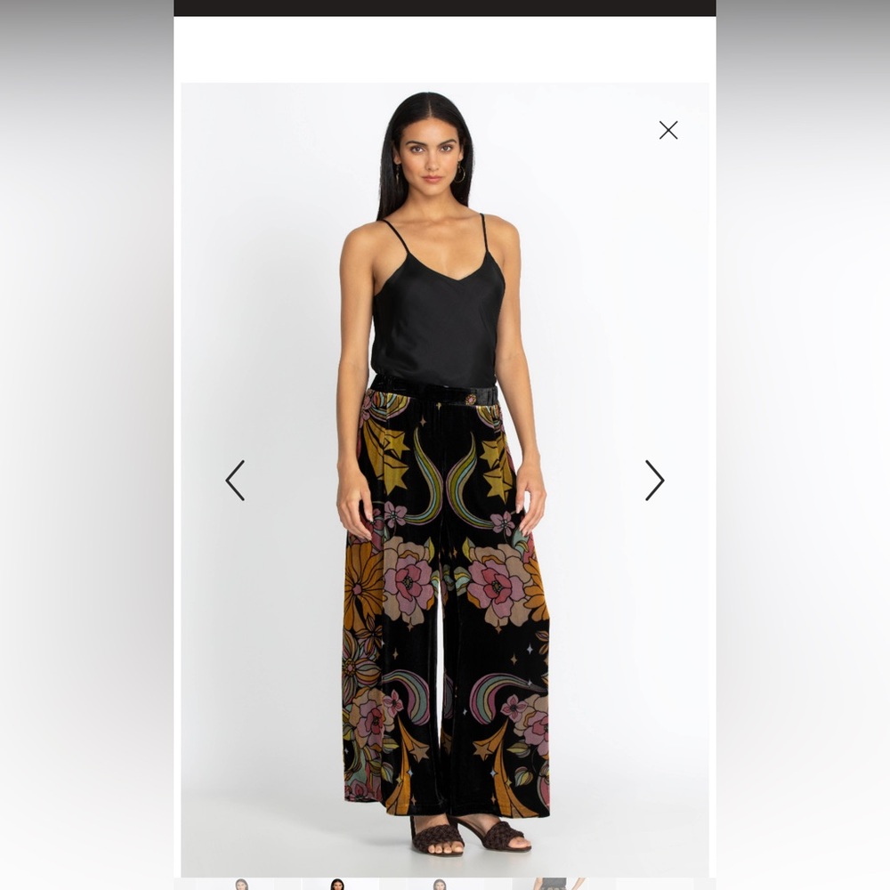 NWT Johnny Was Priscilla Velvet Pants